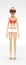 Sad, Depressed and Frustrated, Jenny - 3D Cartoon Female Character Model - Stands Stooping in Dull Manner