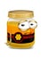 Sad honey jar