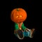 Sad Pumpkin Scarecrow 1