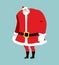 Sad Santa Claus Emoji. sorrowful Santa. grandfather with beard a