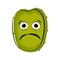 Sad soursop cartoon character emote