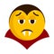 Sad vampire emoji icon