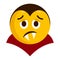 Sad vampire emoji icon