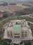 Saddam Hussein`s deserted palace in Babylon in Iraq seen from air.