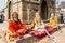 Sadhus at Pashupatinath temple