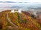 The Saelischloessli castle among the colorful autumn fores