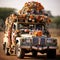 Safari Adventure: Animal Prints, Safari Hats, and Binocular Details for an Adventurous Vehicle