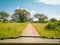 Safari drive through the lush green savannah of the Tarangire National Park, Tanzania