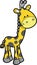 Safari Giraffe Vector