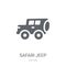 Safari jeep icon. Trendy Safari jeep logo concept on white background from Culture collection