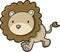Safari Lion Vector Illustration