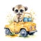 Safari Meerkat watercolor illustration, safari animals clipart