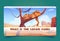 Safari park cartoon landing page with cheetah
