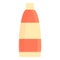 Safari road cone icon, cartoon style