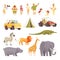 Safari Travel Icons Set