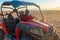 Safari trip through egyptian desert driving buggy cars