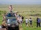 Safari Vehicle Stuck in the Mud in the Southern Serengeti, Tanzania