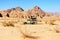 Safari in Wadi Rum desert, Jordan.
