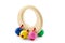 Safe baby rattle and teething ring