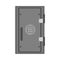 Safe banking object investment vector icon lock box. Security treasure money vault. Trust deposit flat symbol