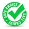 Safe choice insurance tick icon