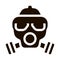 Safe Life Gaz Dirty Air Mask Vector Icon