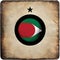 Safe Palestine emblem design. AI-Generated.