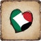 Safe Palestine emblem design. AI-Generated.