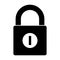 Safe secure padlock icon