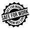 Safe For Work rubber stamp