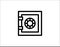 Safebox icon image vector image