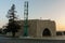 Safed, Israel - March 31, 2018:Buidings and street view at Edmond Safra square.