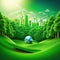 Safeguarding the Green City Concept with and Paper