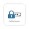 Safety Access and Password Protection Icon