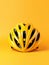 Safety Bicycle helmet Transportation Gear Vertical Illustration.