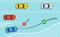 Safety car driving rules. Dangerous and safety entering to major roadway or highway. Correct and incorrect method for merging.