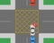 Safety car driving tips and traffic regulation rules. Yellow box junction rule. Wrong position on the junction road.