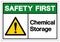 Safety Chemical Storage Symbol Sign ,Vector Illustration, Isolate On White Background Label. EPS10