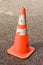 Safety Cone with Sharp Background