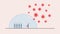 Safety coronavirus ,blue Baria protecting Business man, coronavirus pneumonia infection, against the 2019 novel coronavirus