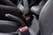 Safety first. Closeup shot of a seatbelt inside a motor vehicle.