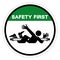 Safety First Entanglement Rotating Shaft Symbol Sign, Vector Illustration, Isolate On White Background Label .EPS10