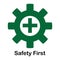 Safety first icon