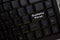 Safety First isolated on laptop keyboard background