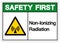 Safety First Non-Ionizing Radiation Symbol, Vector Illustration, Isolate On White Background Label. EPS10