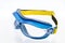 Safety glasses with Dual lens clear anti-fogging glasses for mechanical hazards. Mount comprehensive