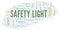 Safety Light word cloud.