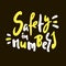 Safety in numbers - funny inspire motivational quote.