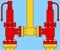 Safety overload relief valves