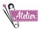 Safety Pin Sign Atelier Logo